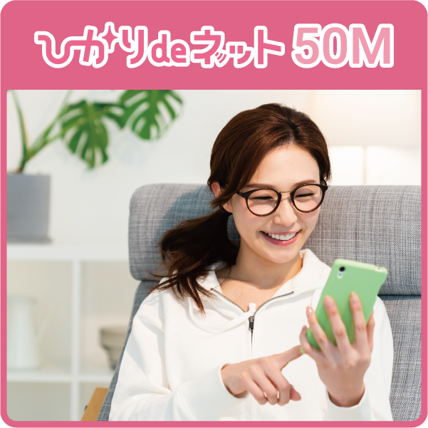 ひかりdeネット50M