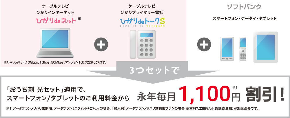 おうち割 光セット